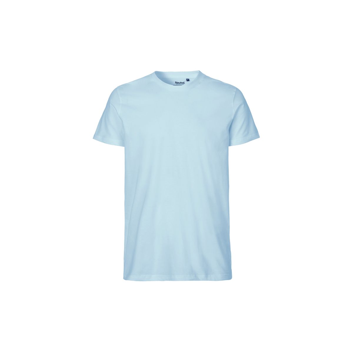 Herre Fit T-shirt Neutral O61001 str. 3XL Light Blue