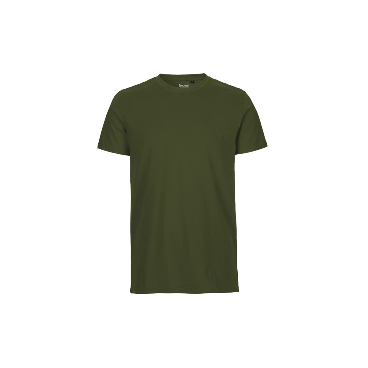 Herre Fit T-shirt Neutral O61001 str. S Military