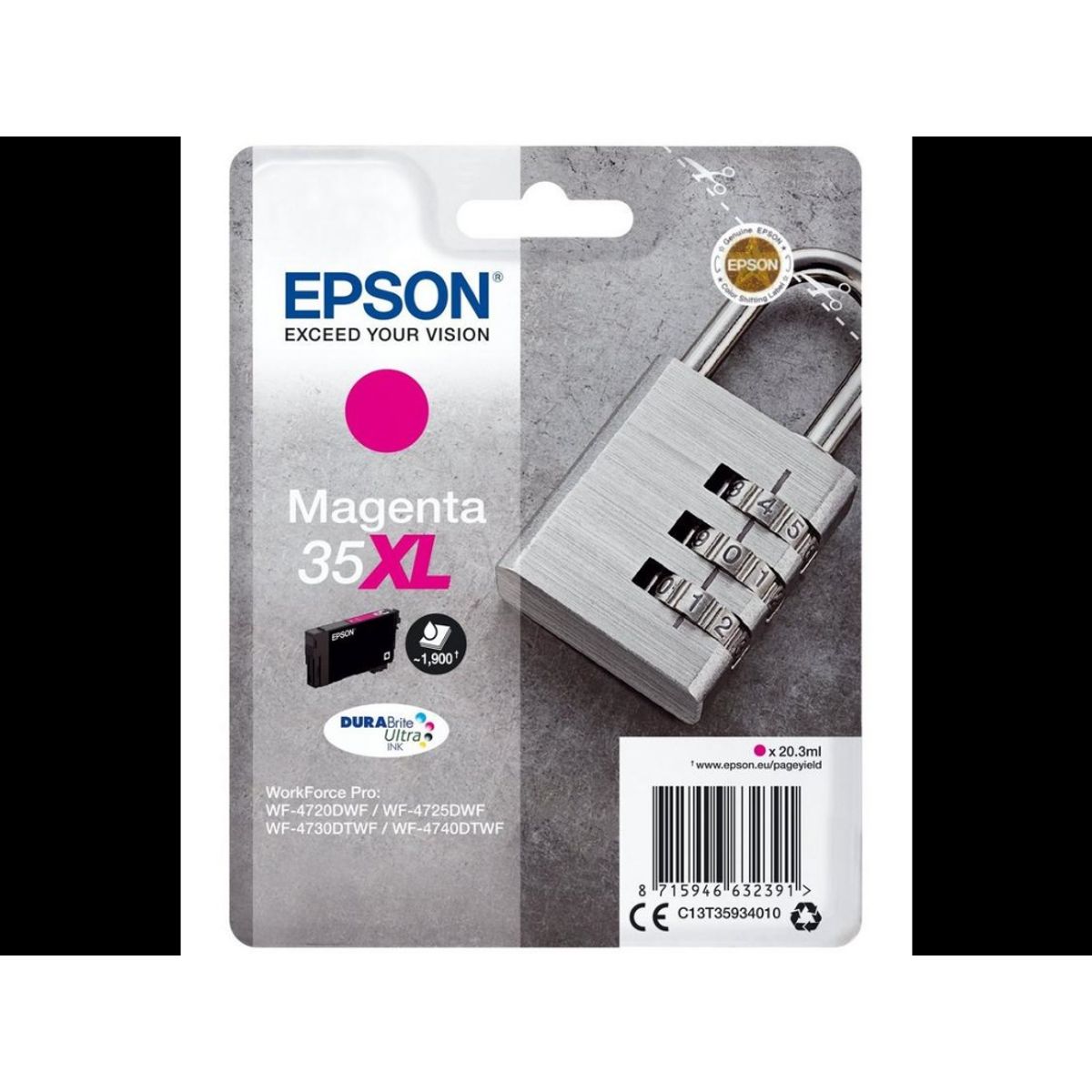 Epson Blækpatron T35xl Magenta