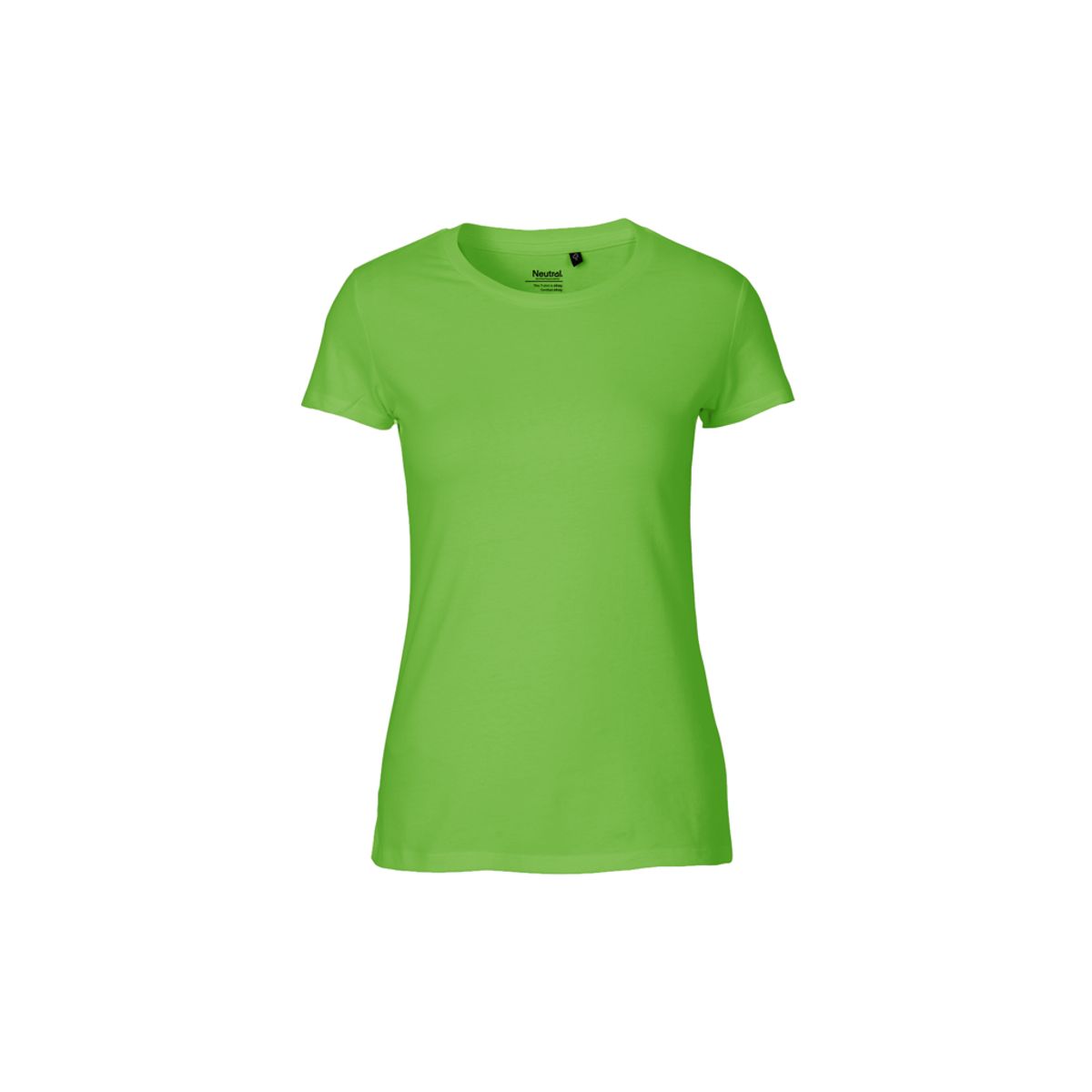 Dame Fit T-shirt Neutral O81001 str. S Lime