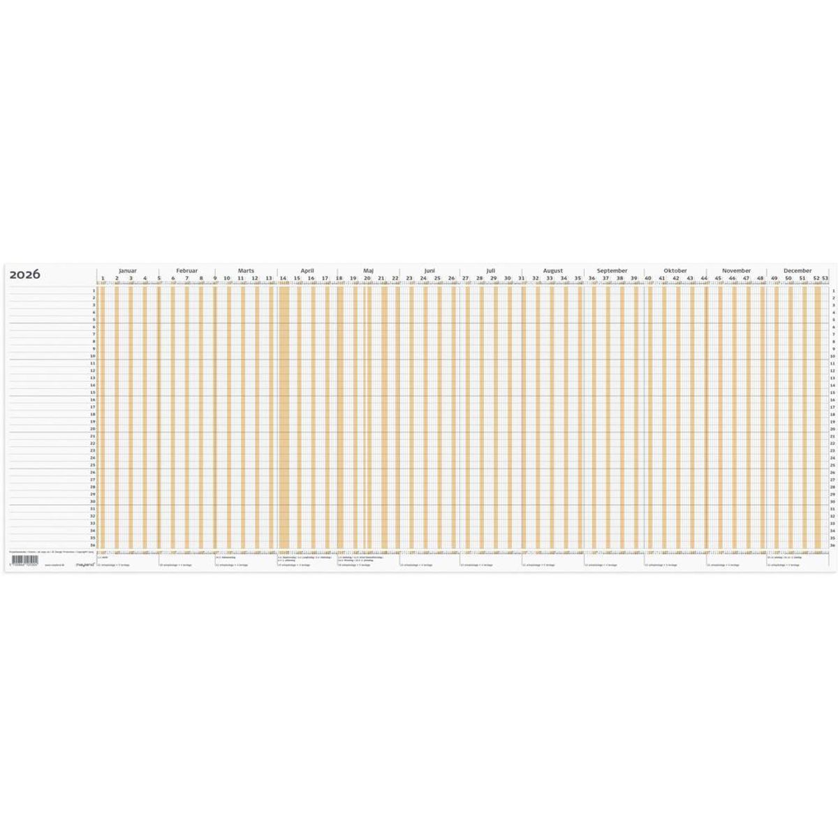 Projekt Planner Brun 2026