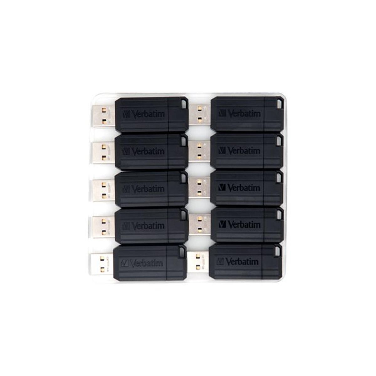 Bulk USB Pinstribe Pack (10 x 16 GB)