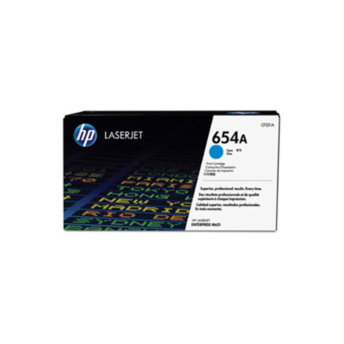 HP 654a Toner Cf331a Cyan