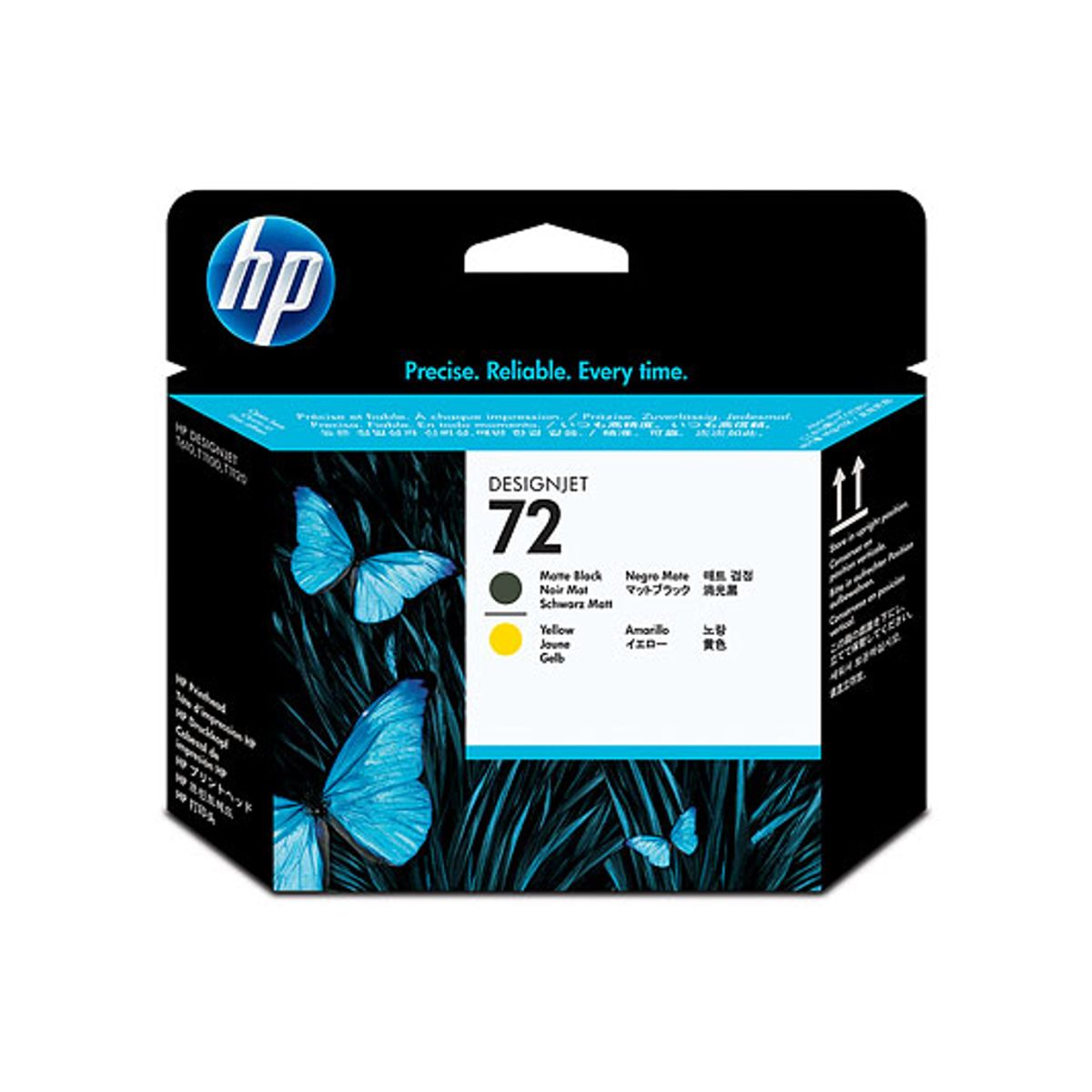 HP 72 Printhoved C9384a Sort / gul