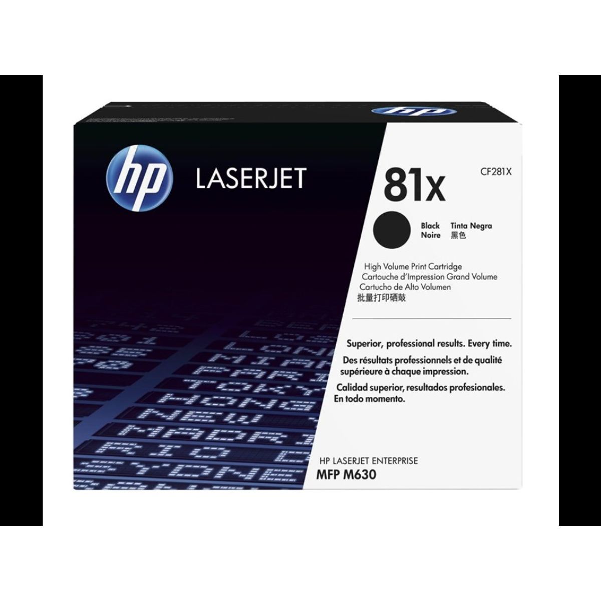 HP 81X Toner Cf281x Sort