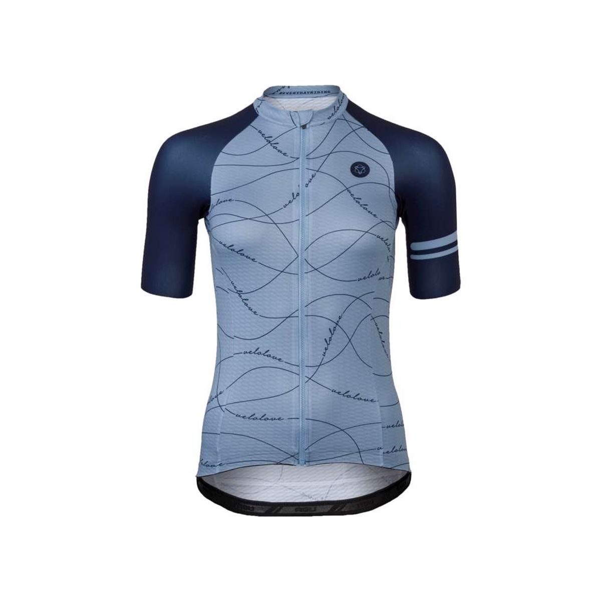 AGU Velo Wave Essential - Cykeltrøje - K/Æ - Dame - Blå - Str. 2XL