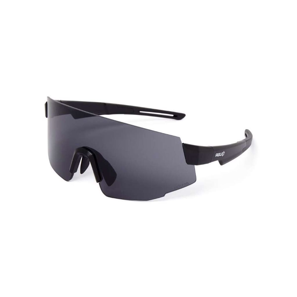 AGU Vigor Løbe- og Cykelbrille - Anti Fog Linser - Sort