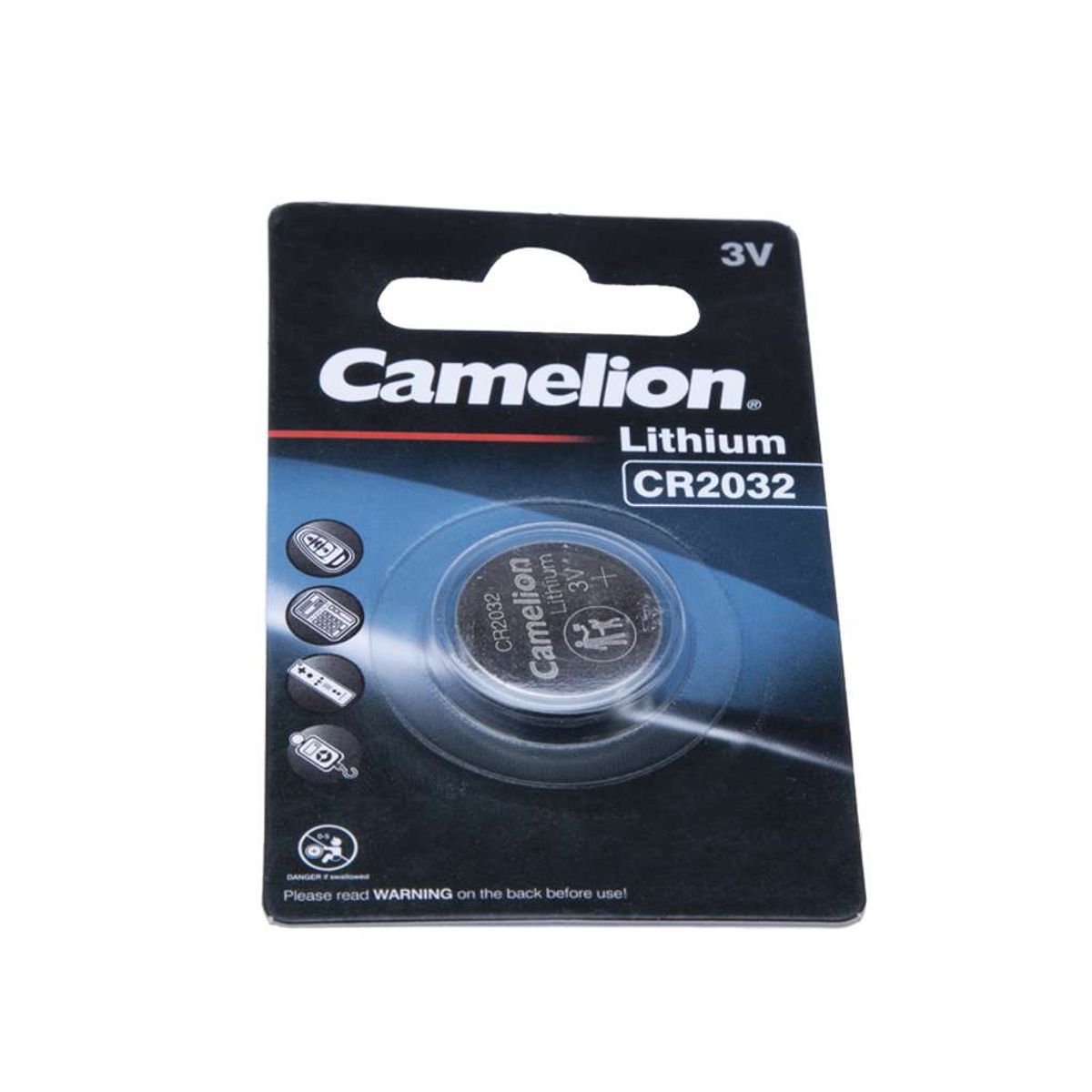 Camelion - Batteri - CR2032 Lithium 3v - 1 stk