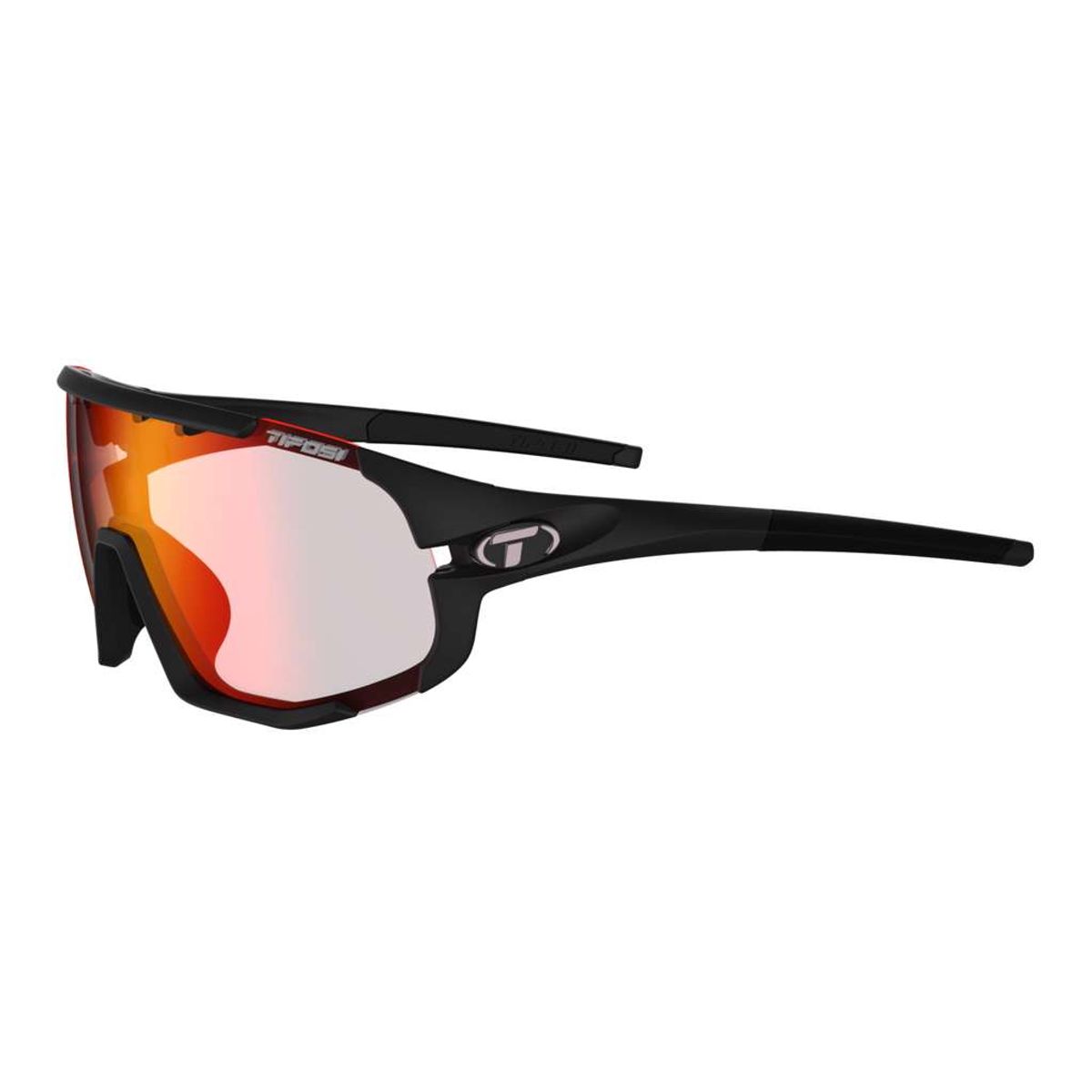 Tifosi Sledge - Cykelbrille - Fotokromisk - Mat Sort - M-XL