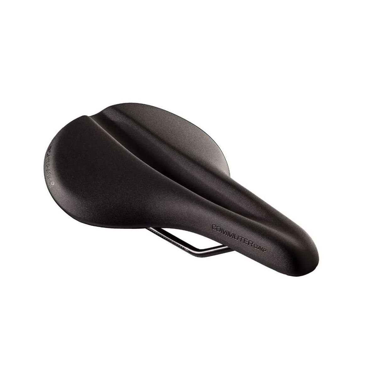 Bontrager Comp - Sadel til Commuter - 165mm bred - Sort