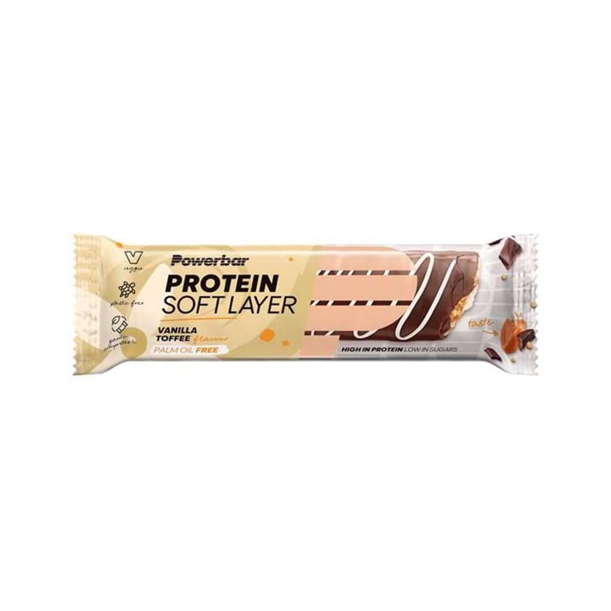 Powerbar Soft Layer - Proteinbar - Vanilla toffee - 40 gram