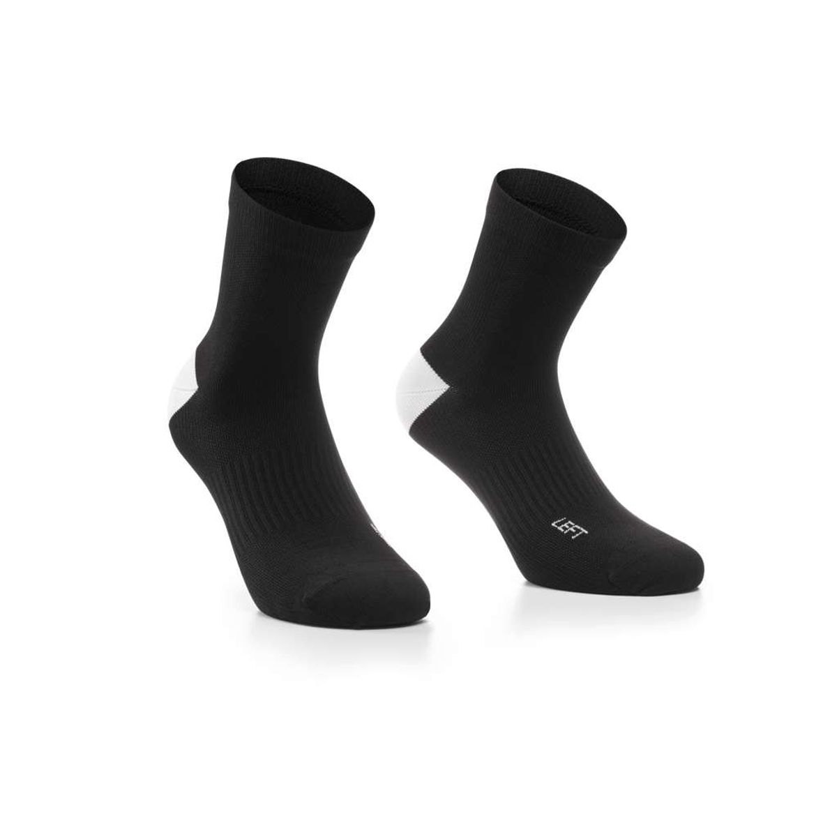 Assos Essence - Cykelstrømper 2 pak - Lav skaft - Sort - Str. 0