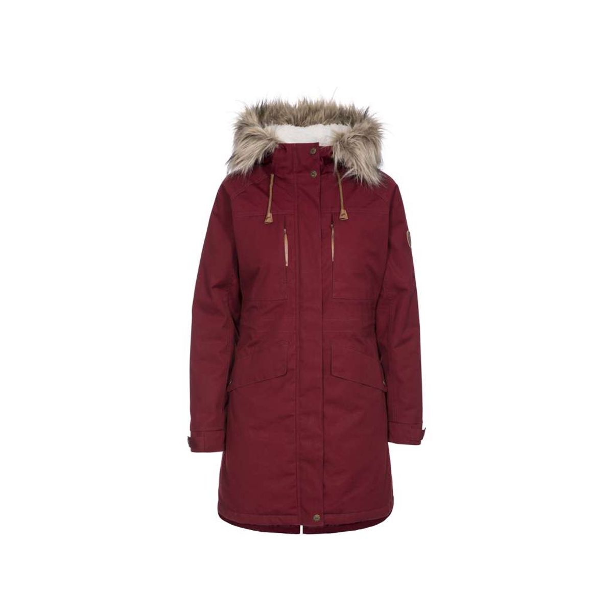 Trespass Faithful - Parka jakke dame - Merlot - Str. S