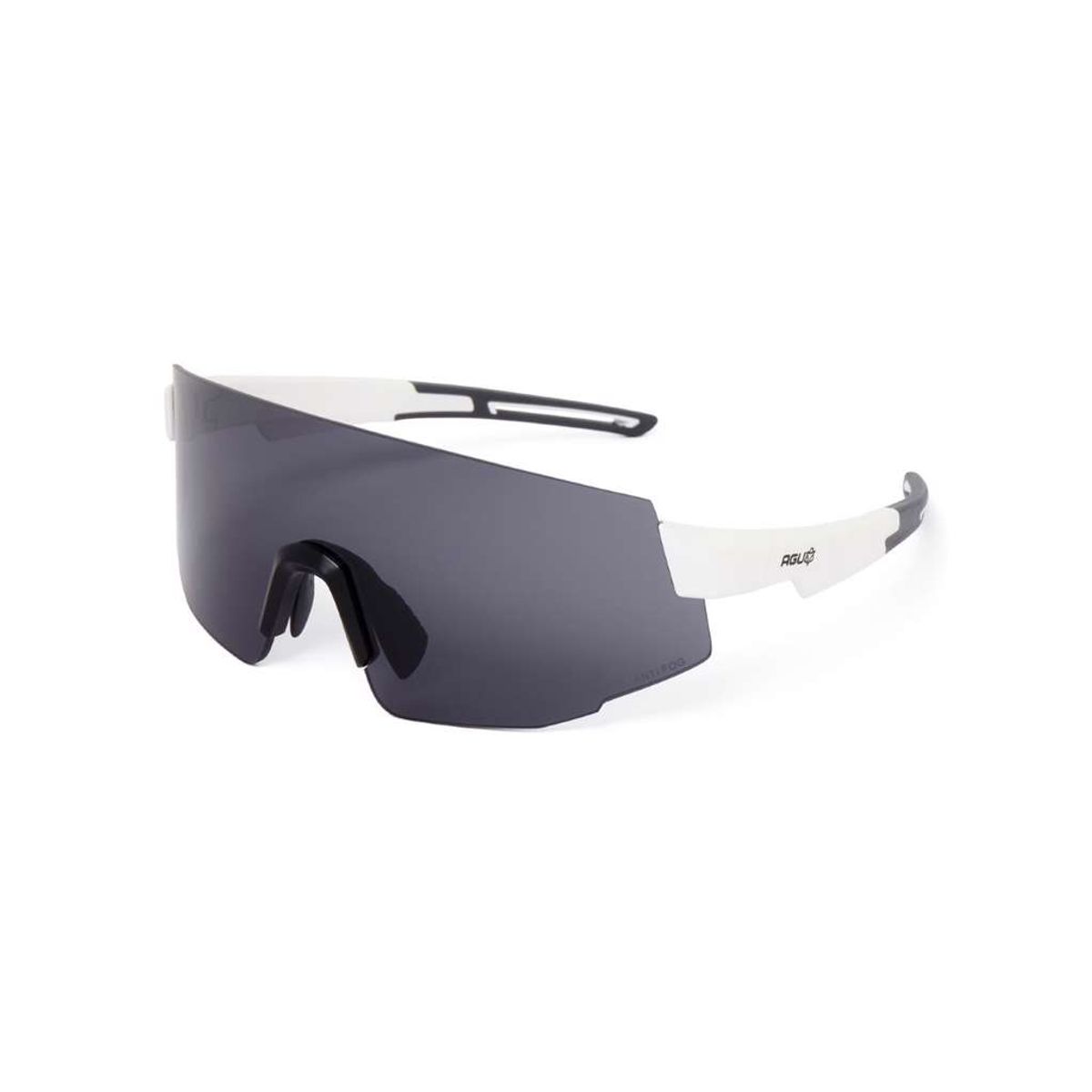 AGU Vigor Løbe- og Cykelbrille - Anti Fog Linser - Hvid