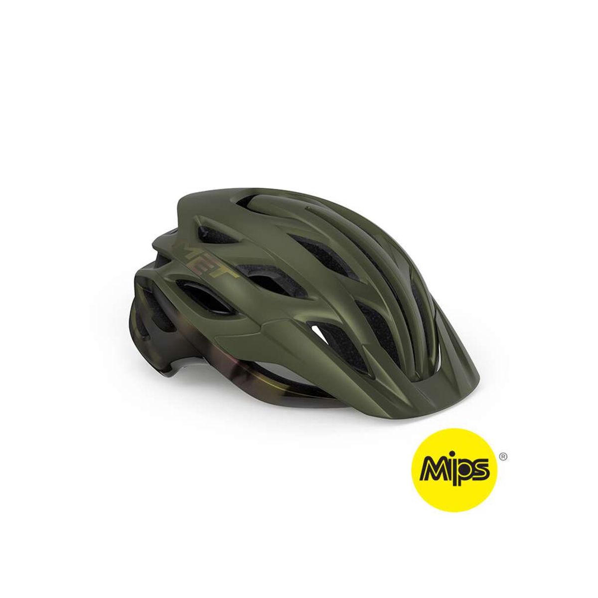 MET Veleno Mips - MTB Cykelhjelm - Mat Oliven Grøn - Str. 58-61 cm