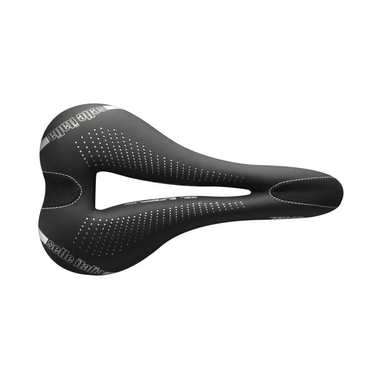 Selle Italia Diva Gel Superflow L - Cykelsadel - Sort