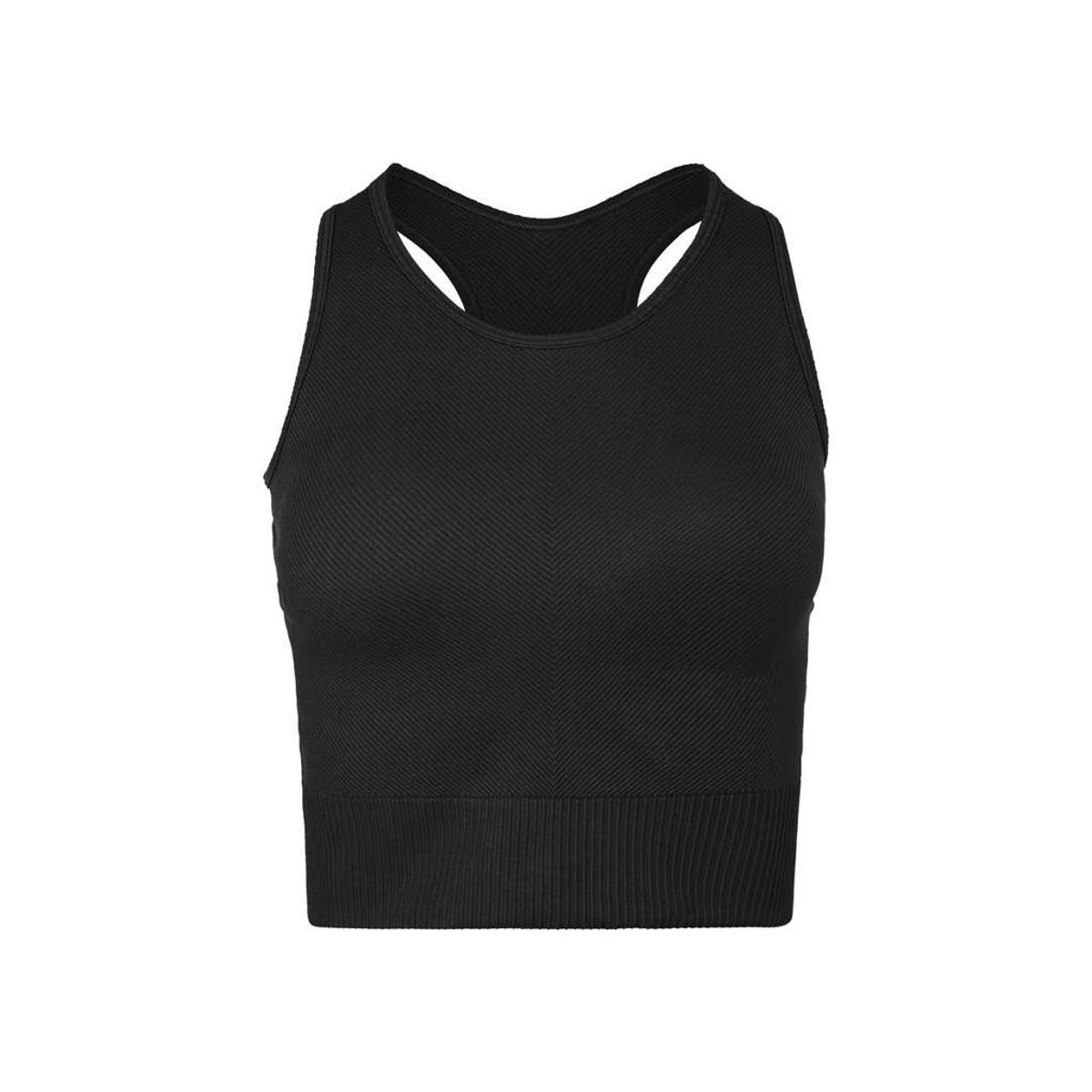 Athlecia - Flow - Seamless sports bh - Dame - Sort - Str. XXS/XS