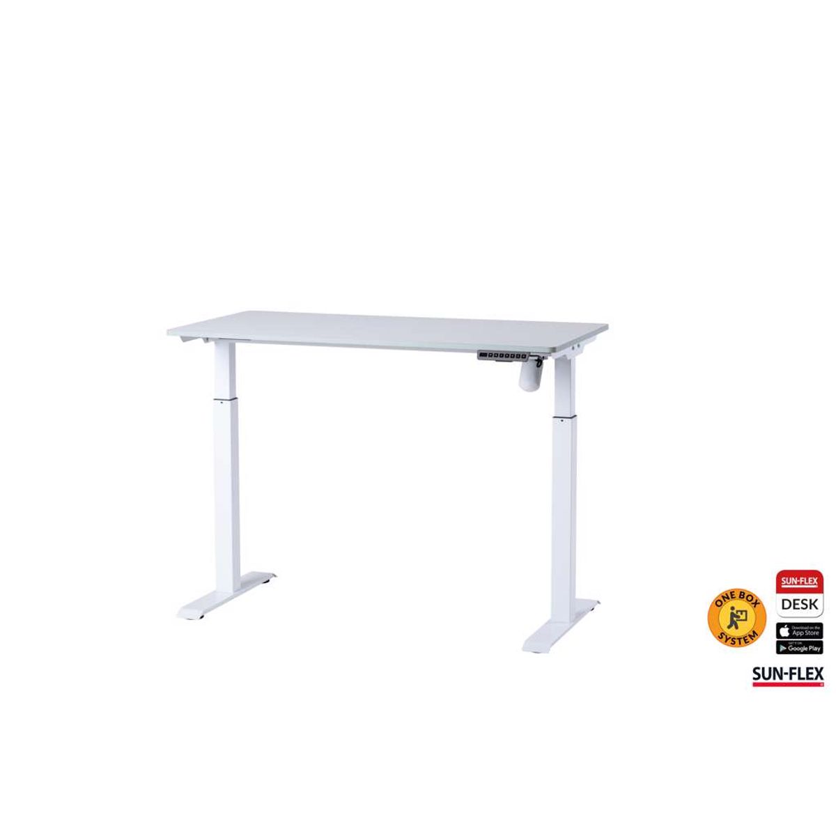 Sun-flex®Easydesk Elite 120x60 cm Pure White