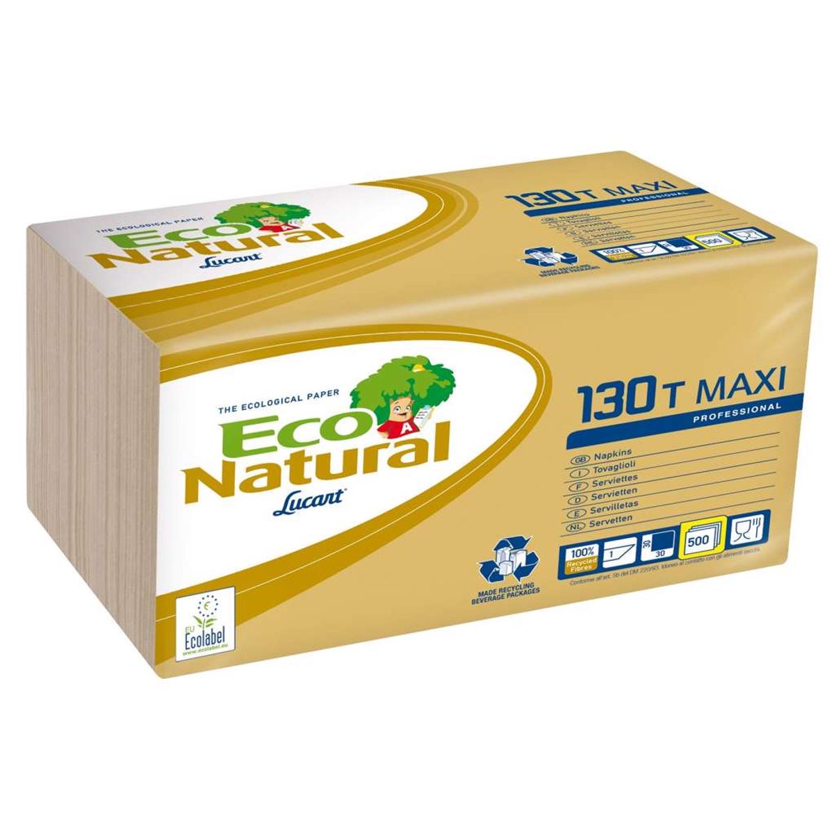 Økonomiserviet Lucart T3 Eco Natur