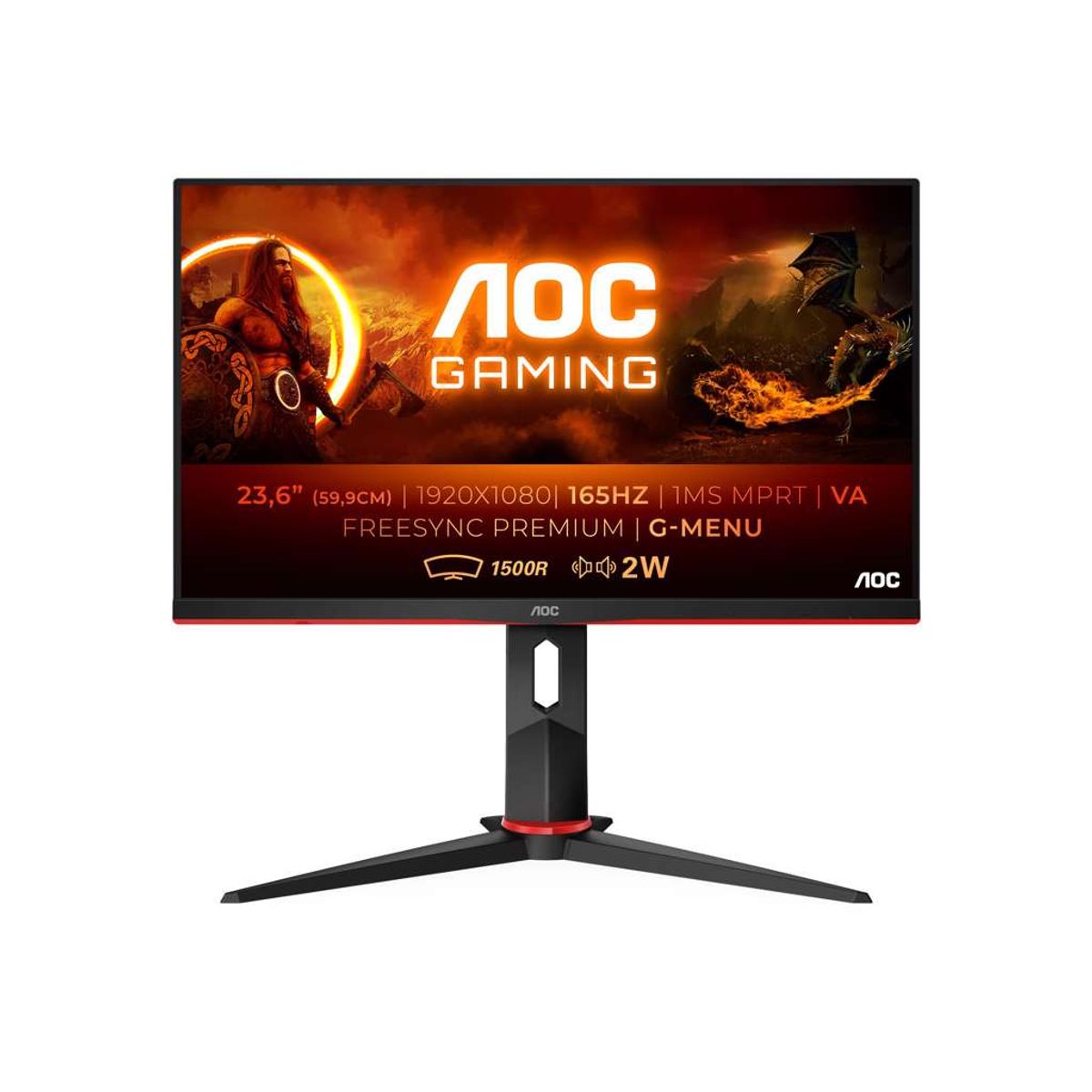 AOC C24g2ae/bk 24" Gaming Skærm