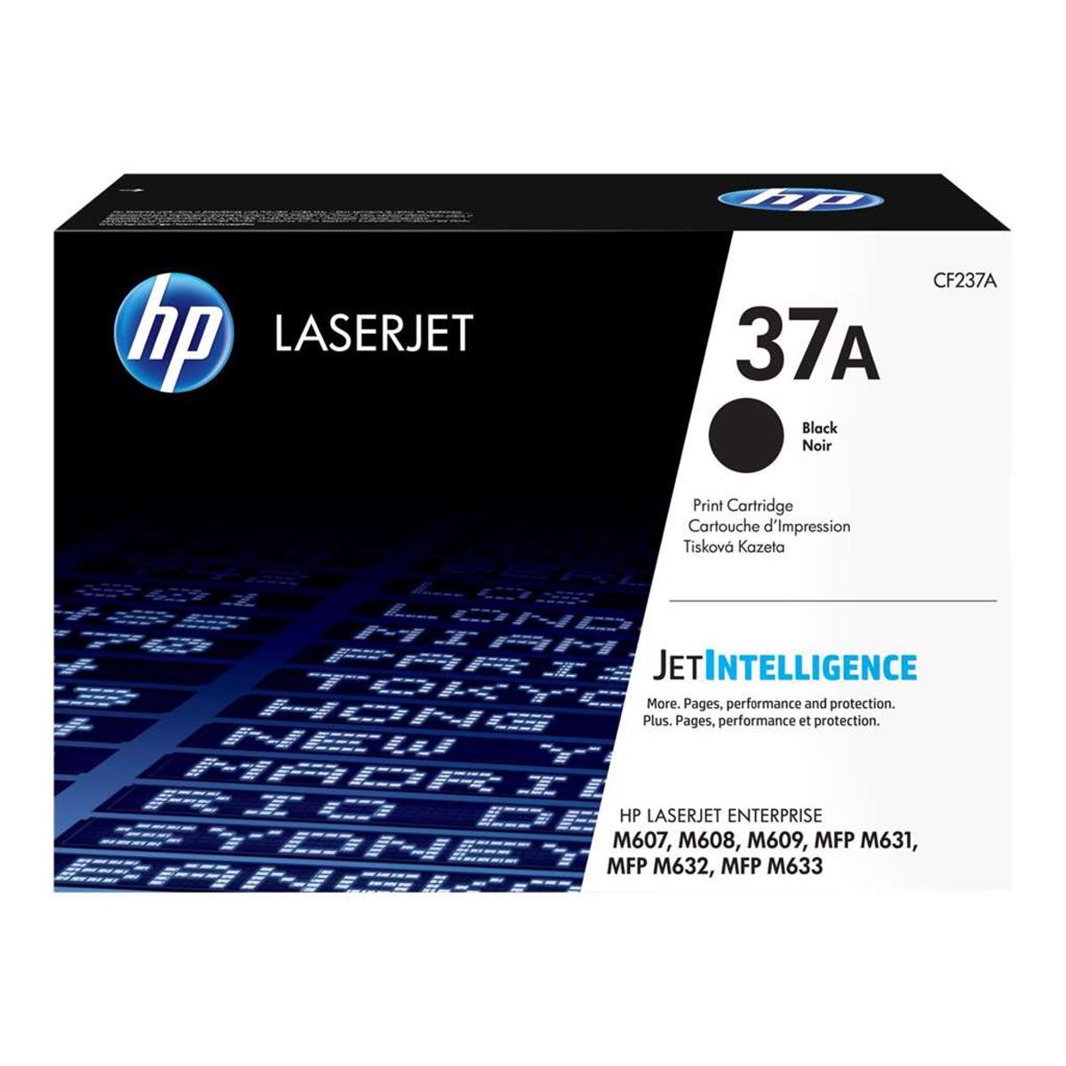 HP 37A Toner Cf237a Sort