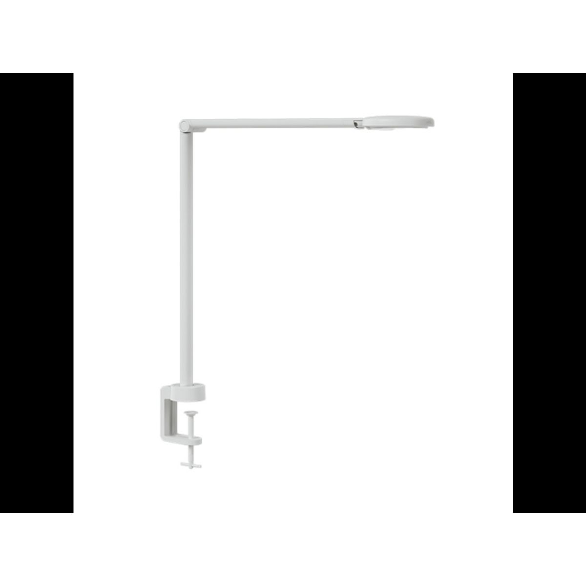 Luxo Bordlampe | Motus Flat med Bordklemme | Hvid