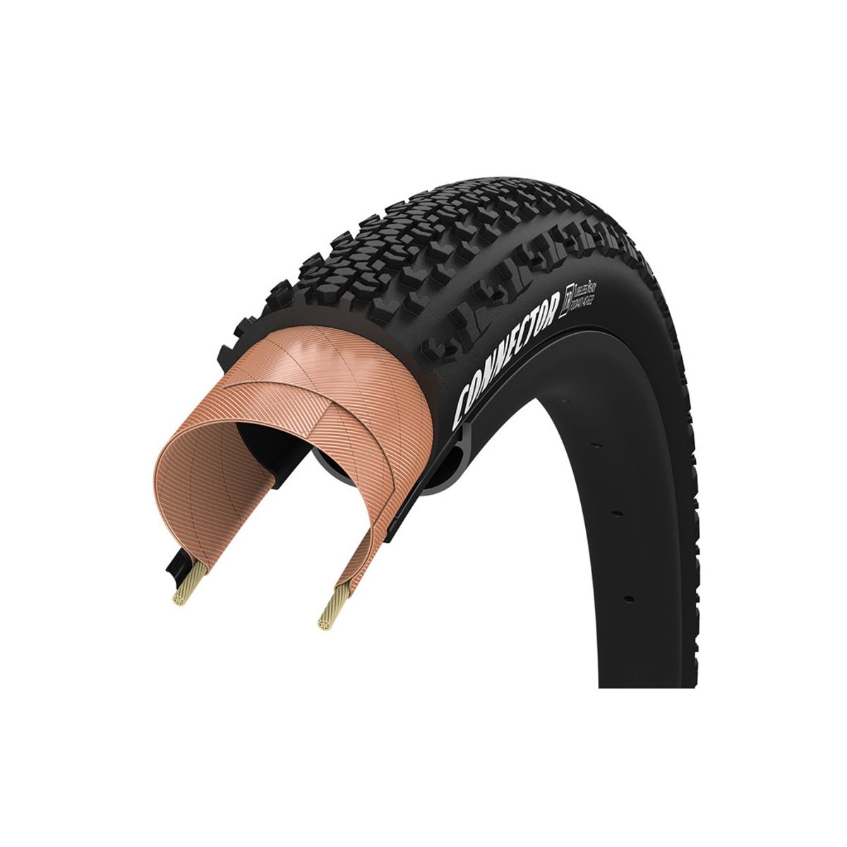 Goodyear Connector TR - Gravel - Foldedæk - 700x50c - Sort