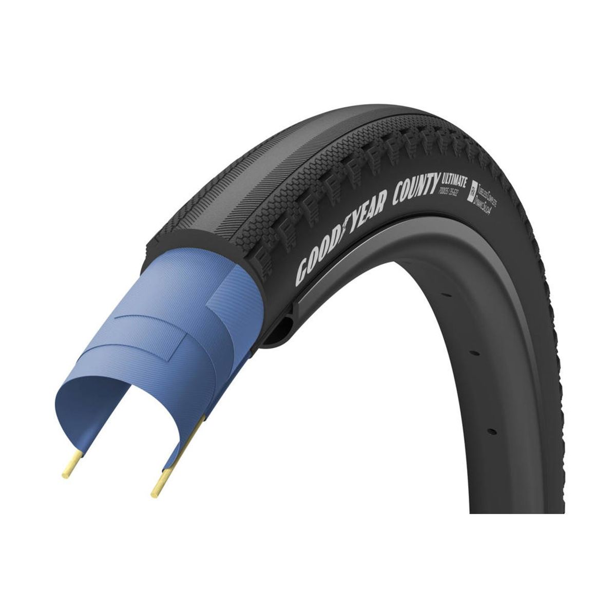 Goodyear County Ultimate TLC - Gravel - Foldedæk - 700x40c - Sort