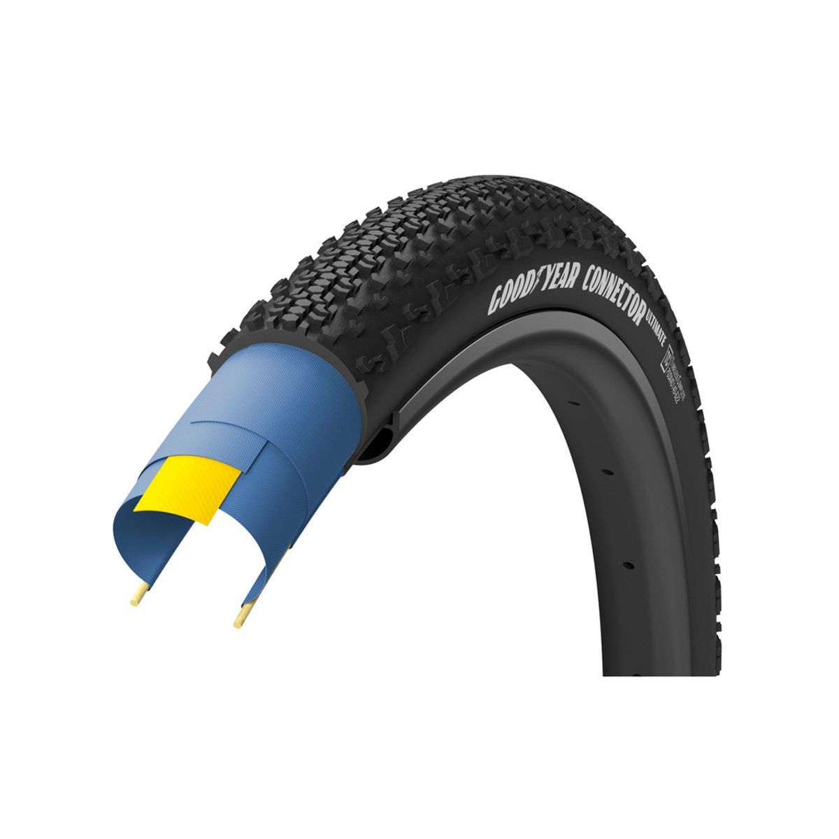 Goodyear Connector Ultimate TLC - Gravel - Foldedæk - 27,5x50C - Sort