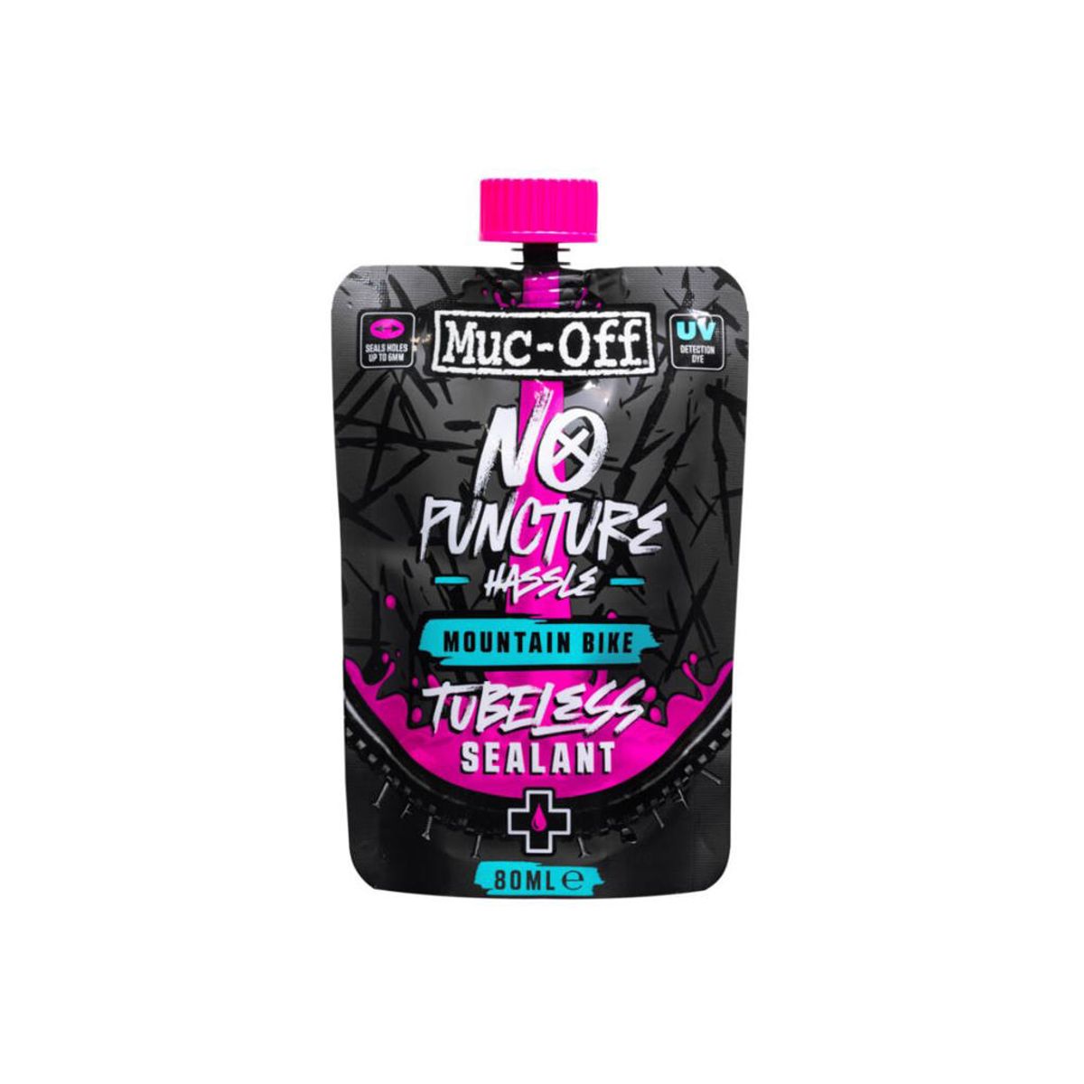 Muc-Off No Puncture Hassle - Tubeless væske MTB - 80 ml