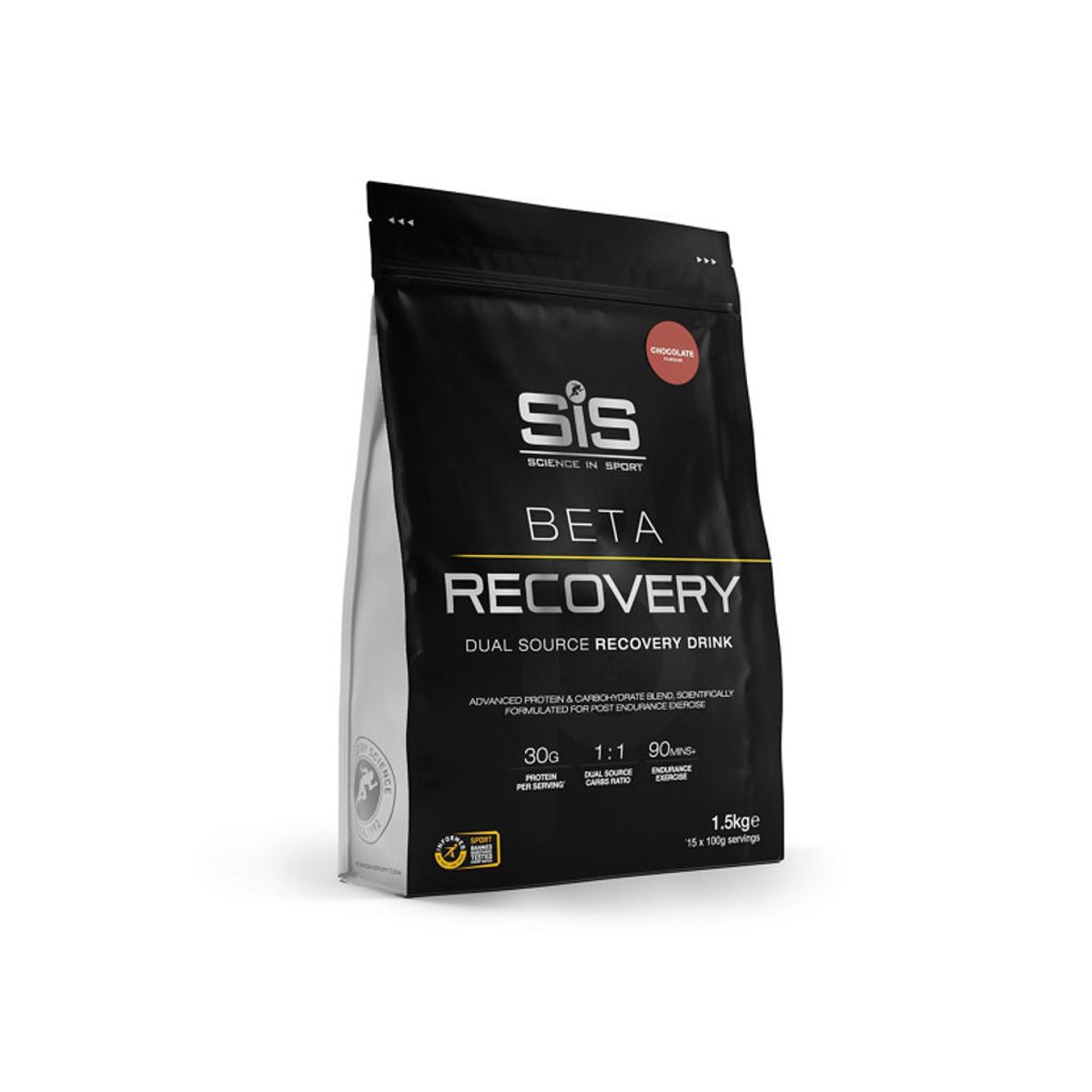 SIS Beta Fuel Recovery Chokolade pulver 1.5kg