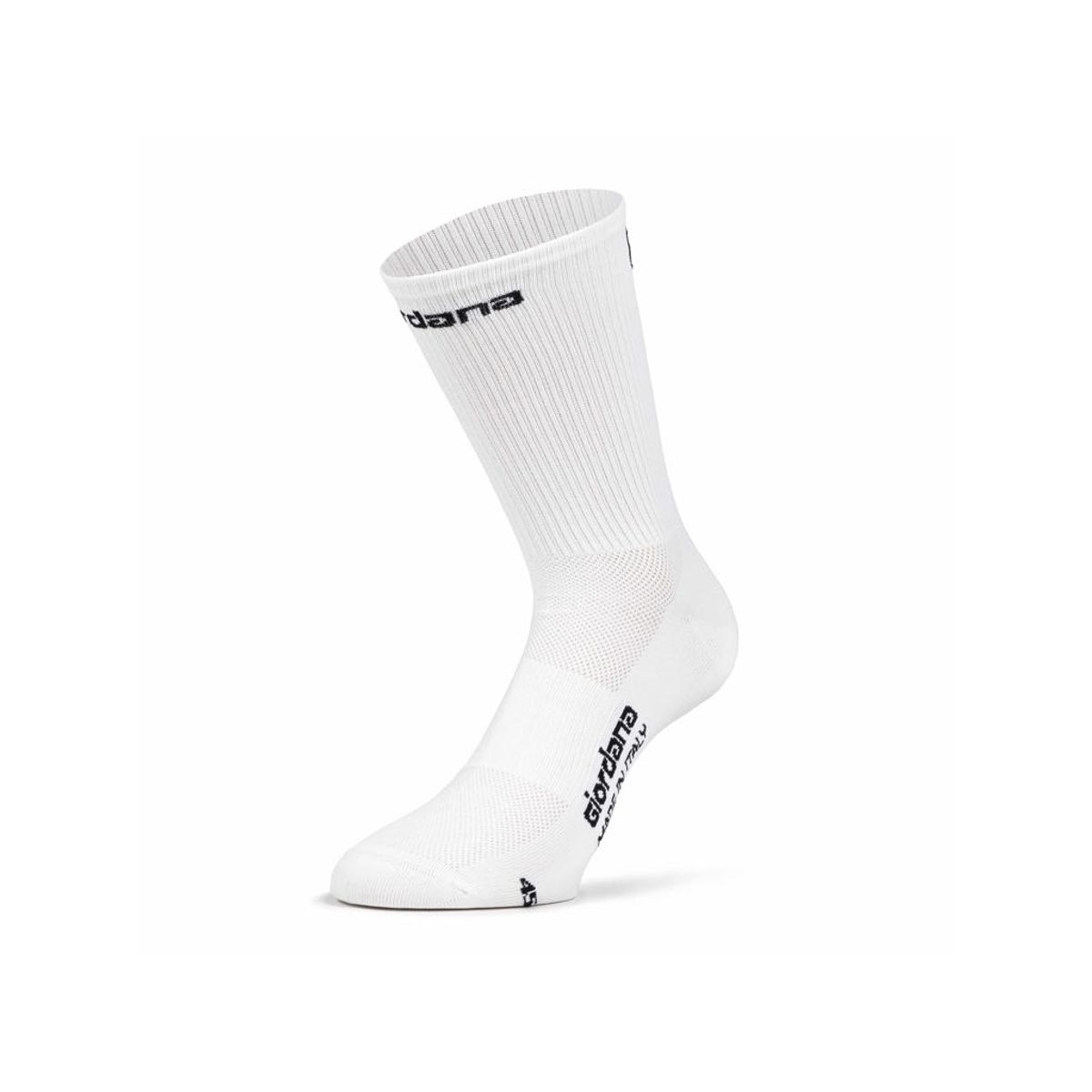 Giordana FRC Tall Cykelstrømper - Hvid - Str. 37-40