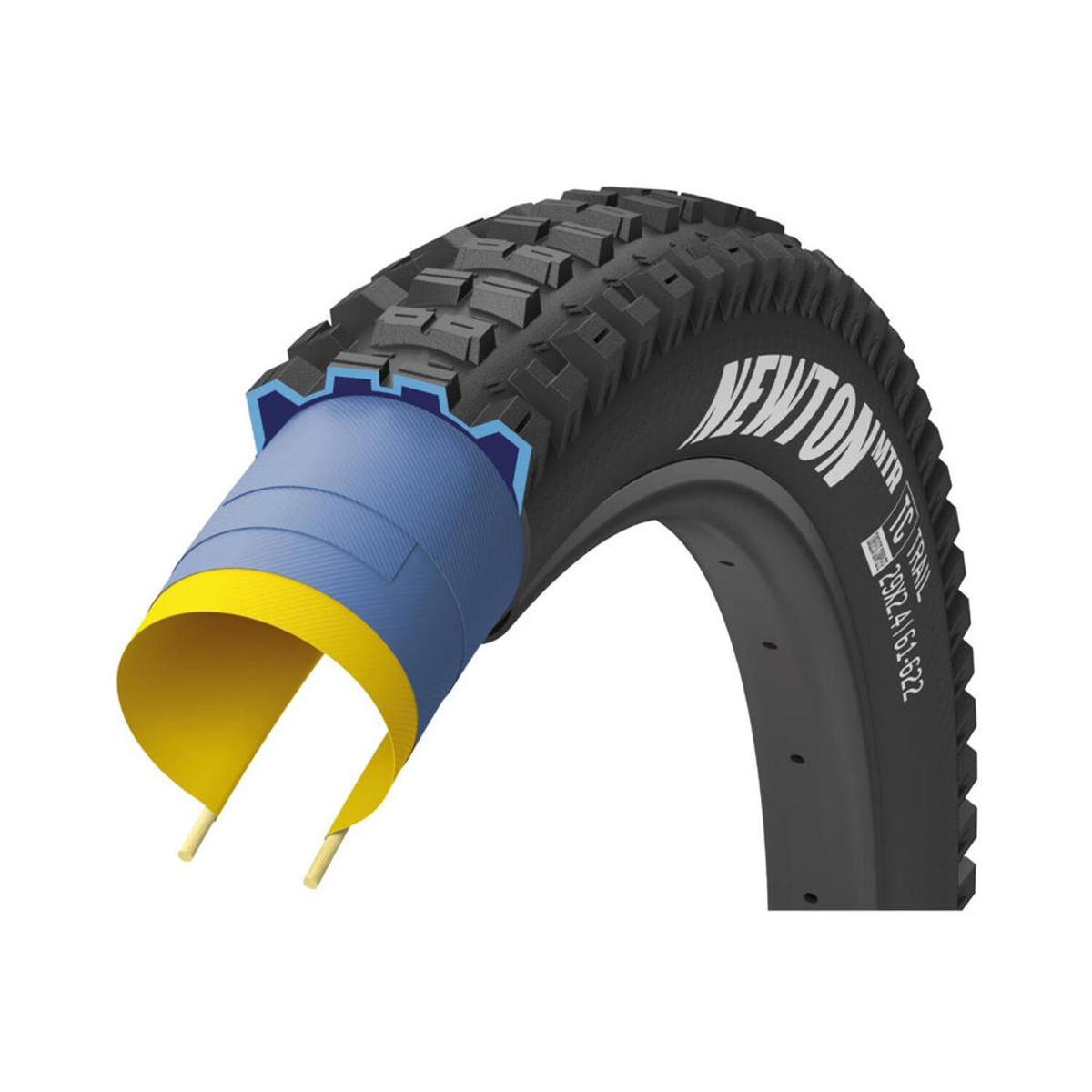 Goodyear Newton Trail MTR - Trail - Foldedæk - 29x2,40 (61-622) - Sort