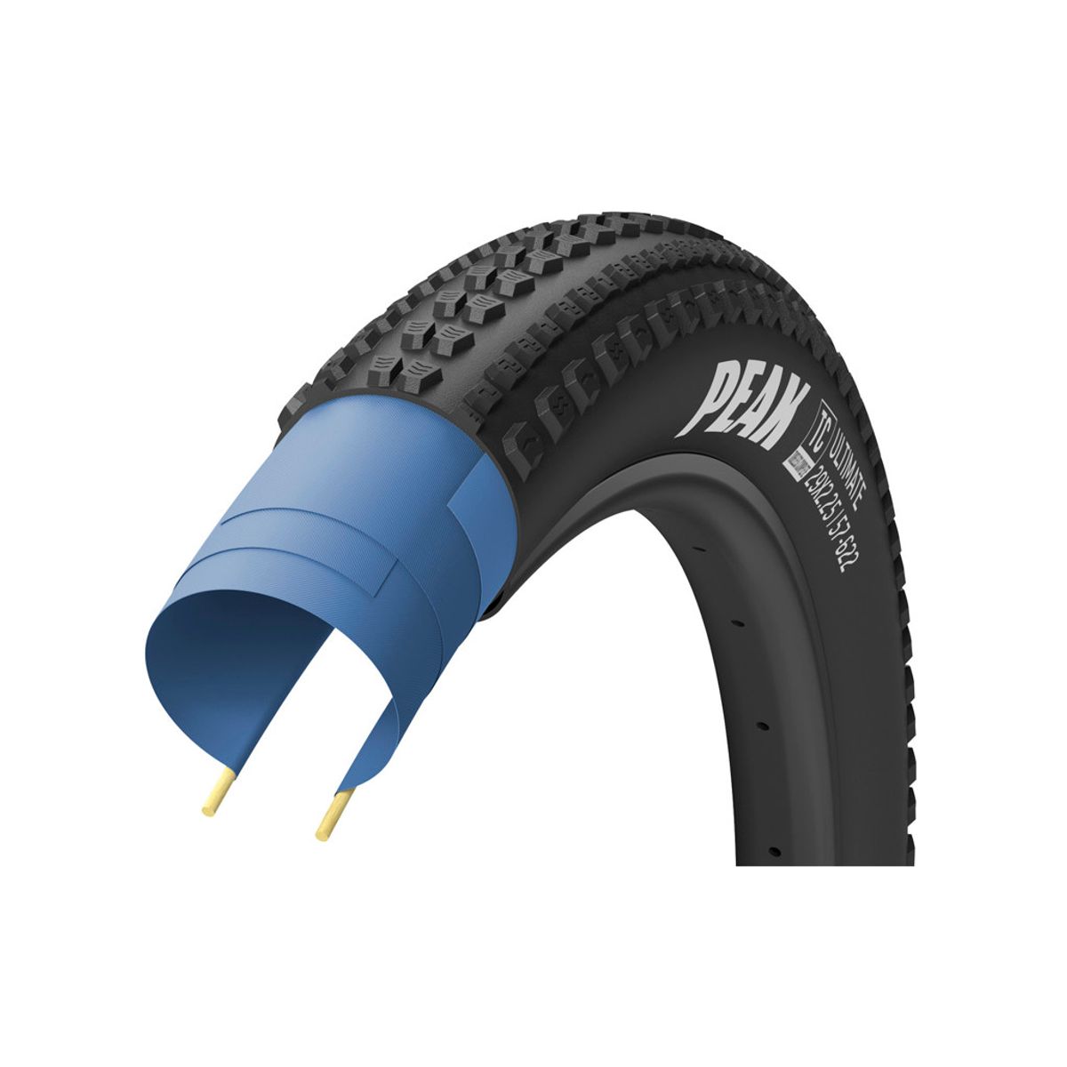 Goodyear Peak Ultimate TLC - Gravel Foldedæk - 700x35C - Sort