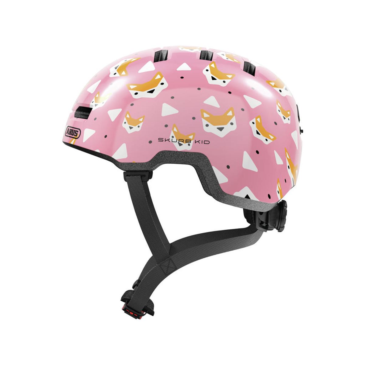 Abus Skurb Kid - Cykelhjelm til børn - Str. 45-50 cm - Rose foxes