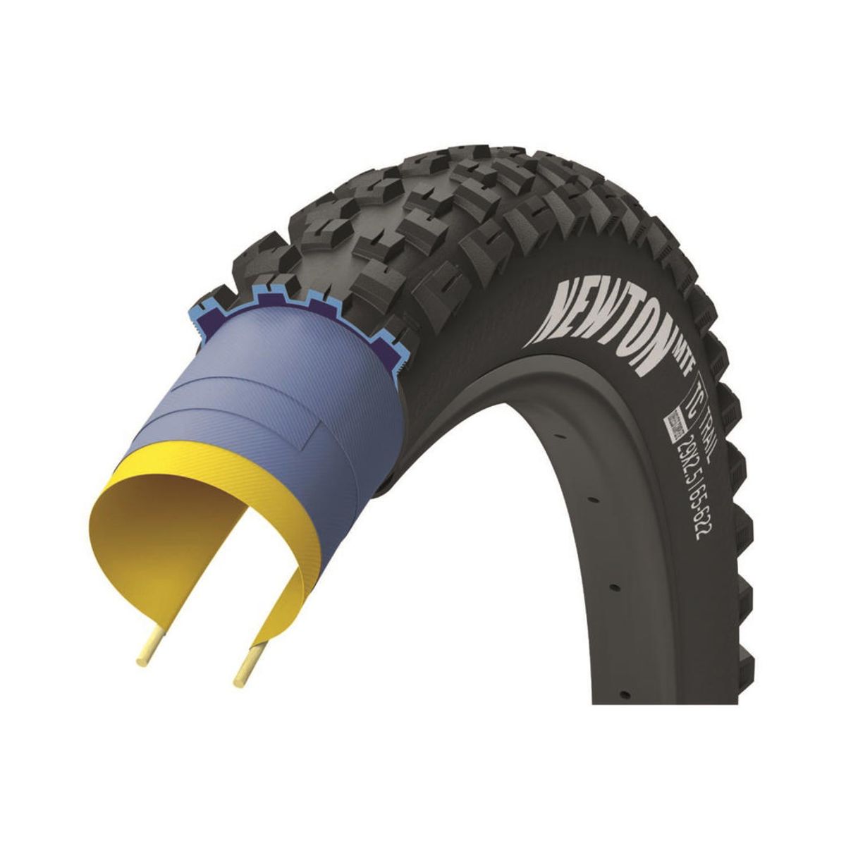 Goodyear Newton Trail MTF - Trail - Foldedæk - 29x2,50 (65-622) - Sort