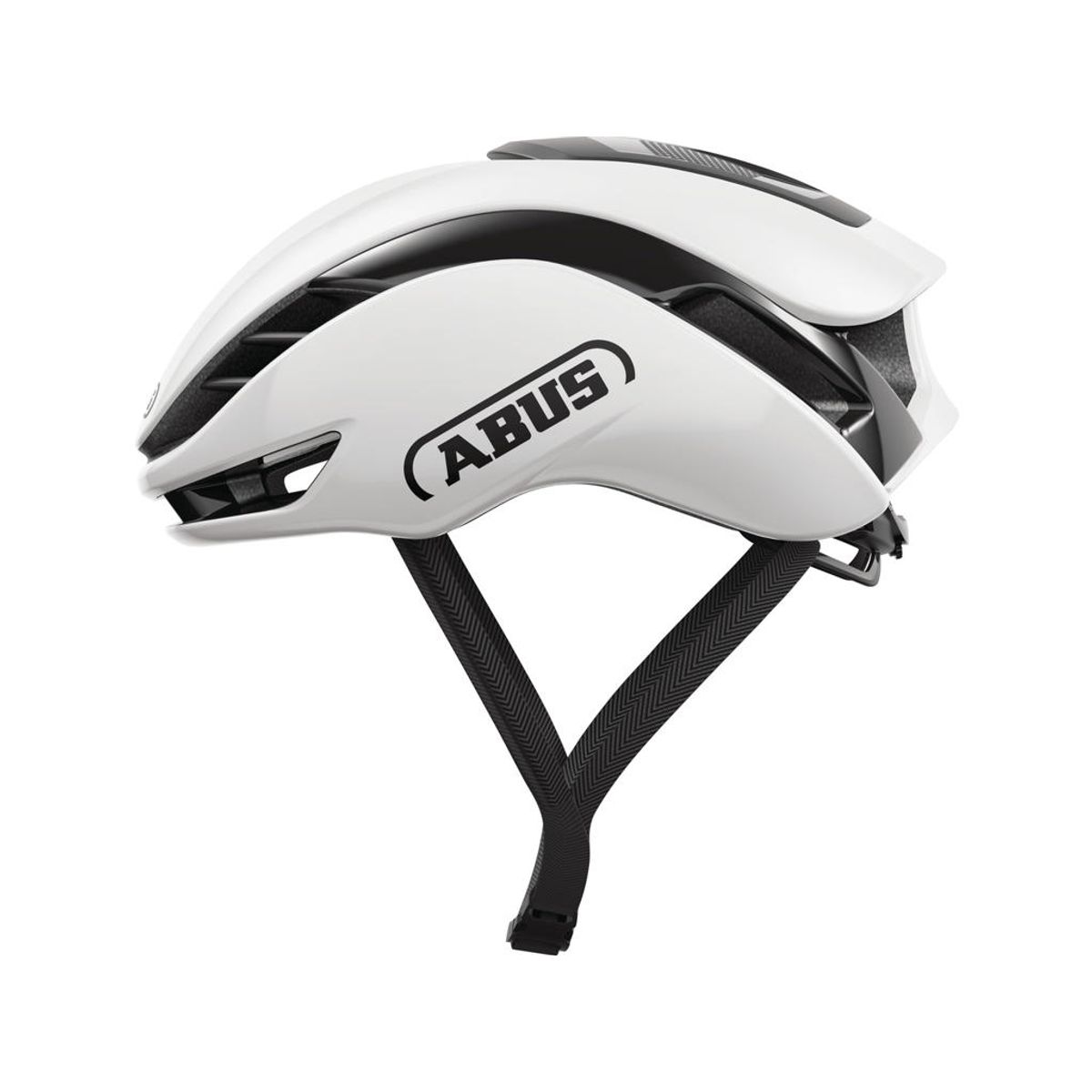 Abus Gamechanger 2.0 - Cykelhjelm - Str. 54-58 cm - Shiny white