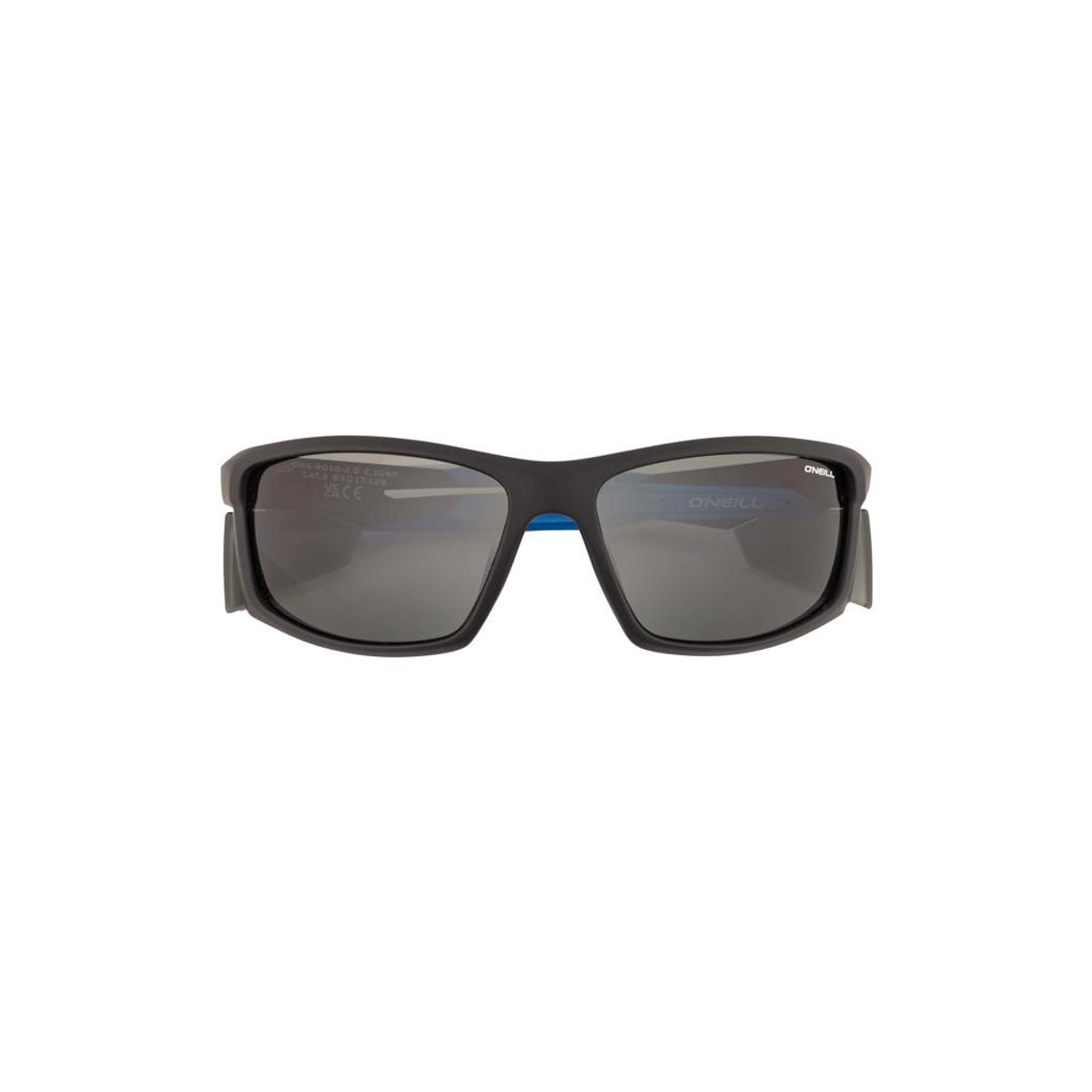 O ´NEILL 9018 Cykelbrille - Hydrofobisk Solid Smoked Linse - Mat Sort/Blå