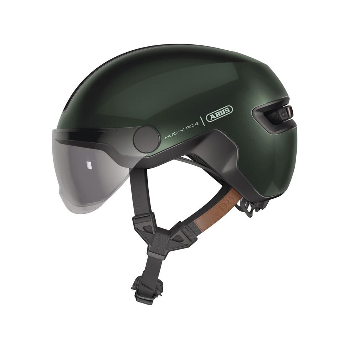 Abus Hud-Y ACE - Cykelhjelm - Str. 57-61 cm - Moss green