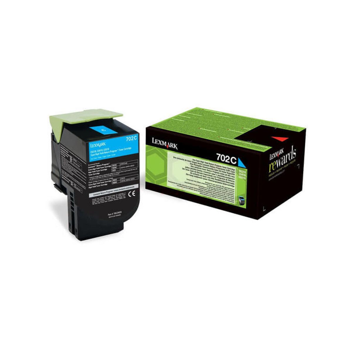 Lexmark Toner 702h 70c2hc0 Cyan