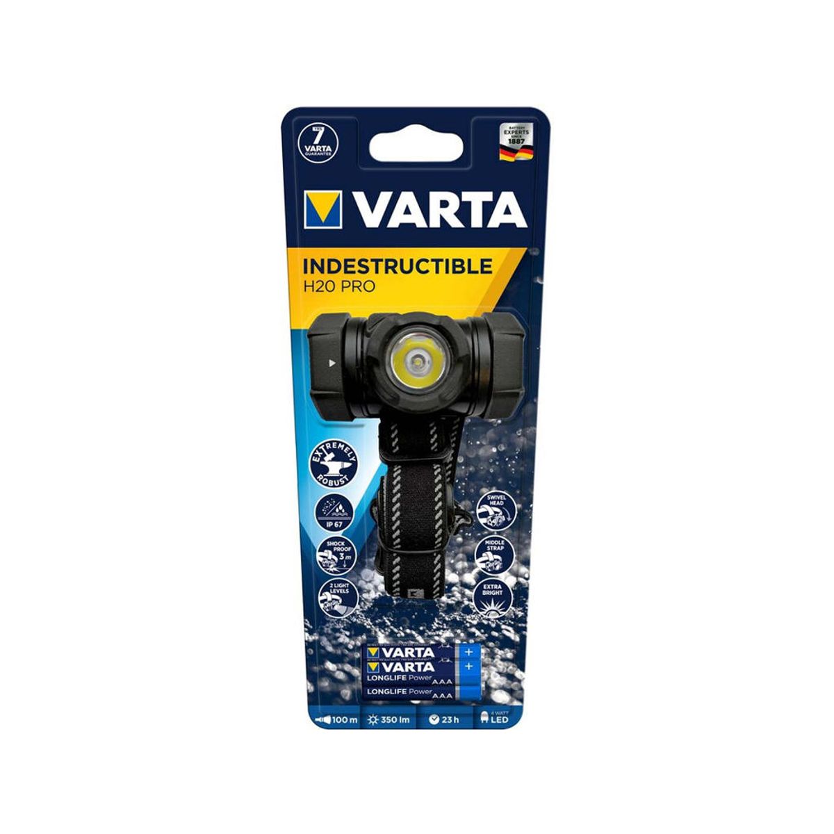 Varta Pandelygt PRO H20