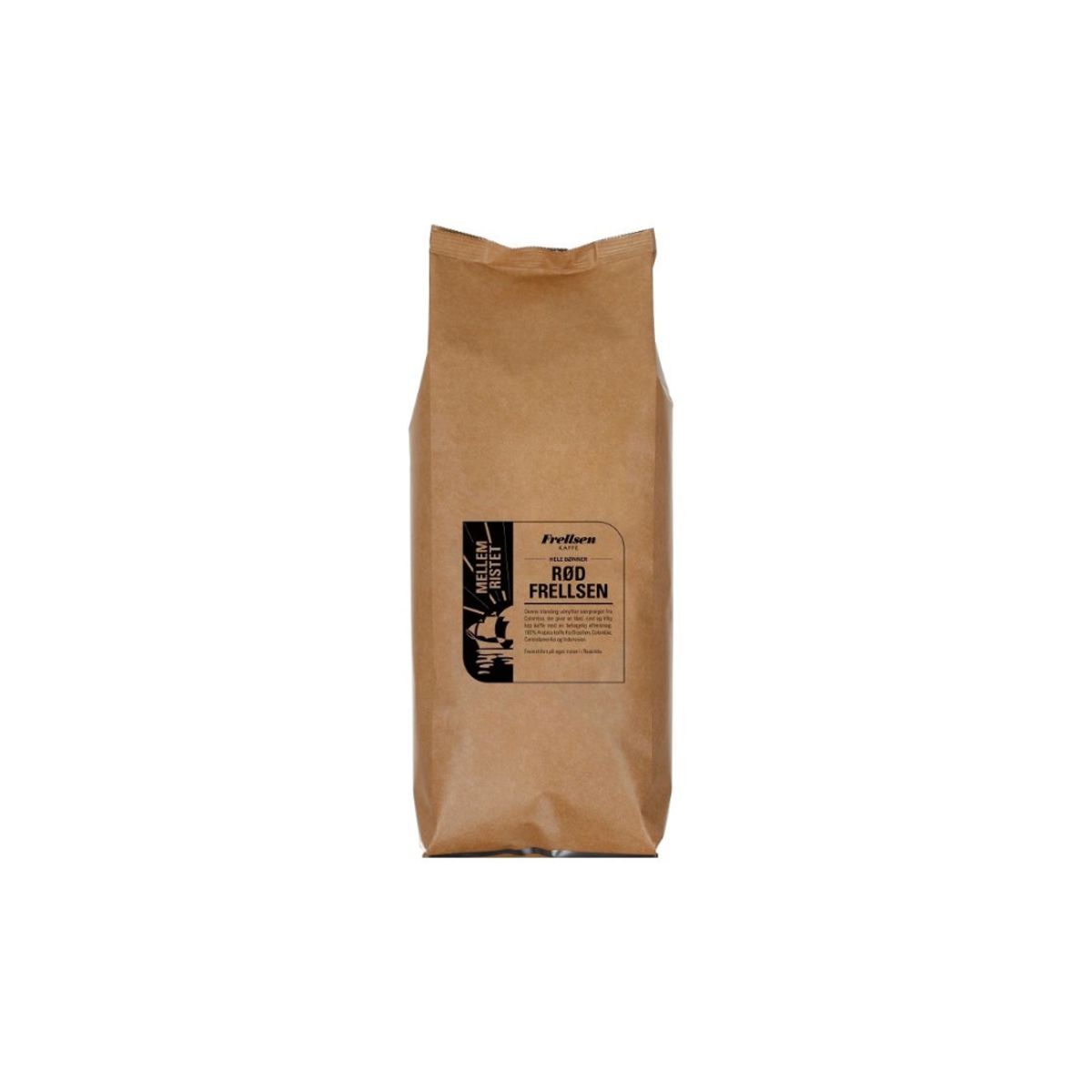 Frellsen Kaffe | Rød Hele Bønner | 1000 g