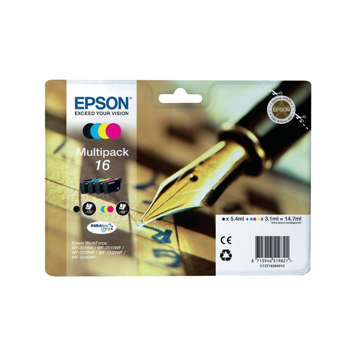 Epson Blækpatron 16 Cmyk