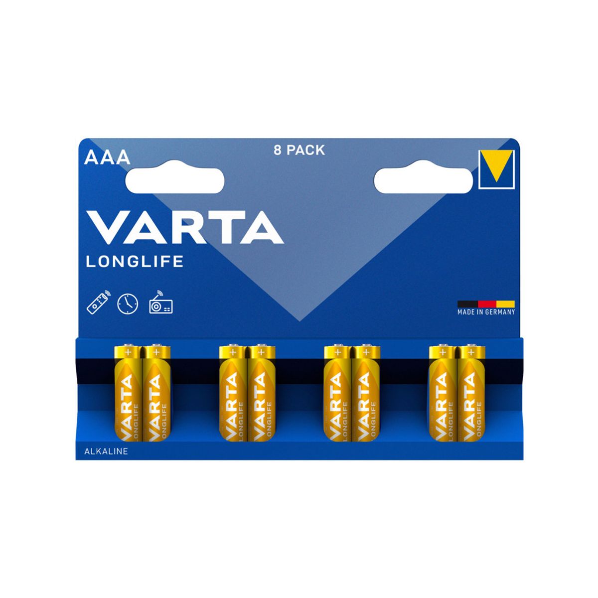 Batteri Varta Longlife AAA 8 stk