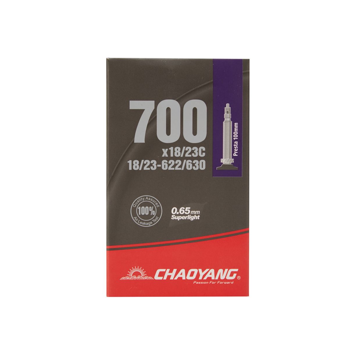 Chaoyang Superlight slange - 700x18-23c - 100mm racerventil