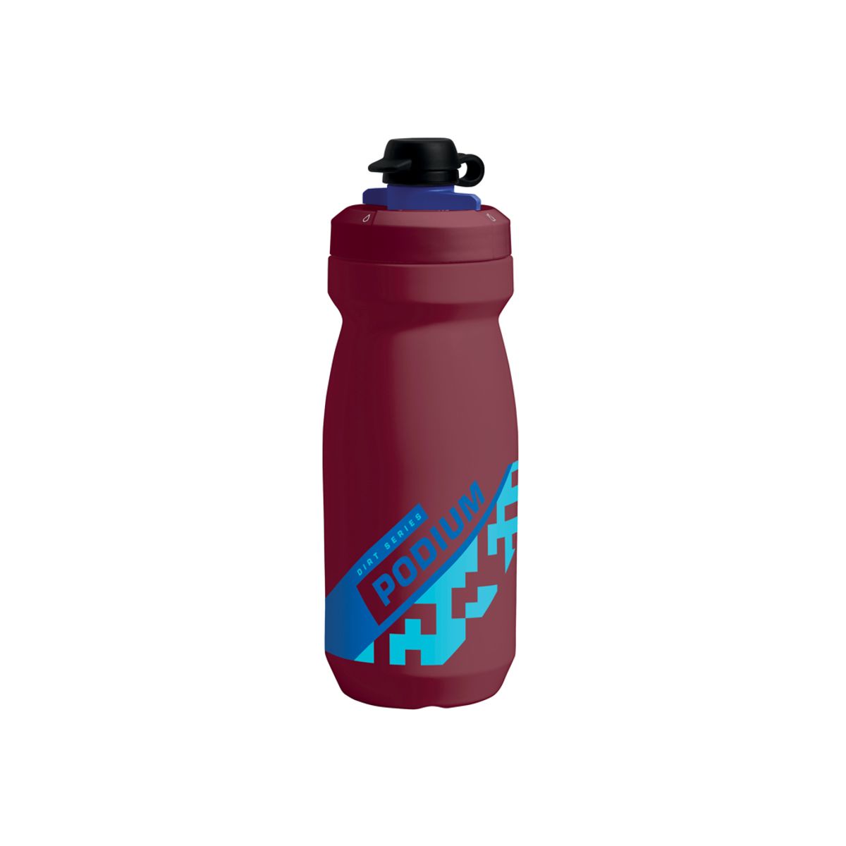 Camelbak Podium Dirt - Drikkeflaske 620 ml - Burgundy/Blå - 100% BPA fri