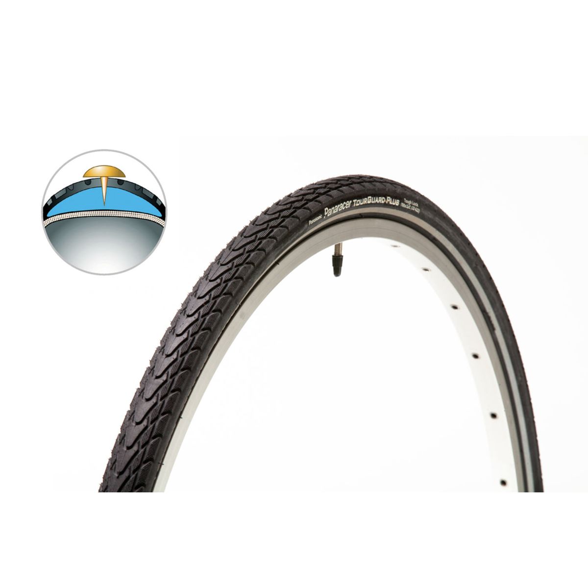 Dæk 26x1,5 Panaracer Tourguard Plus - 4,5mm gummi indlæg