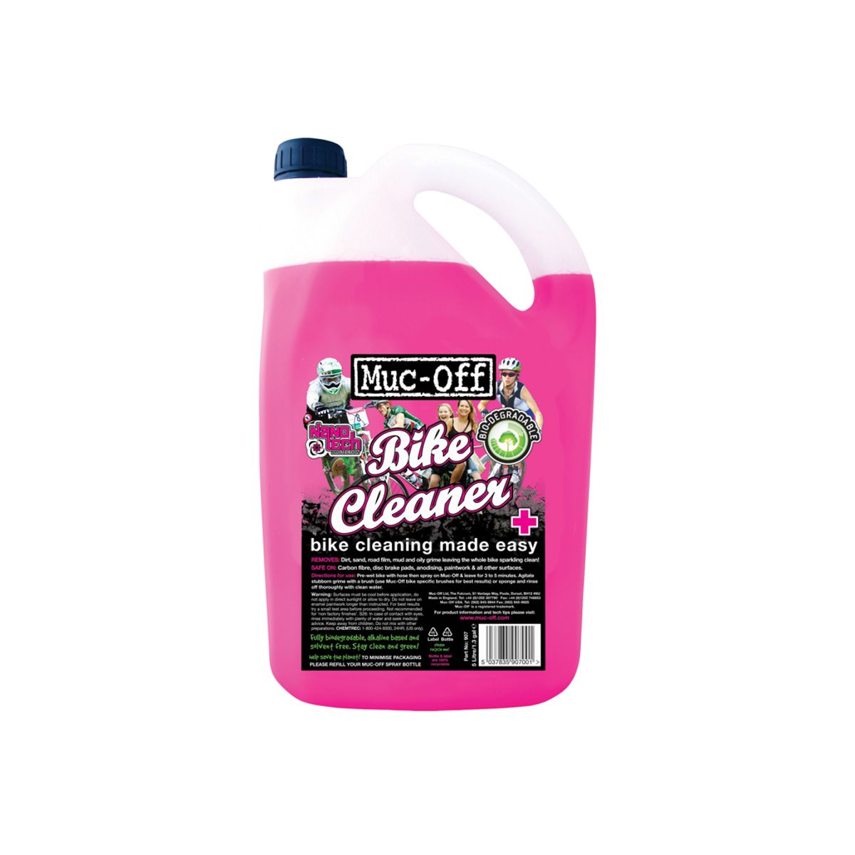 Muc-Off Nano Tech Bike Cleaner - Cykelvaskemiddel 5 liter