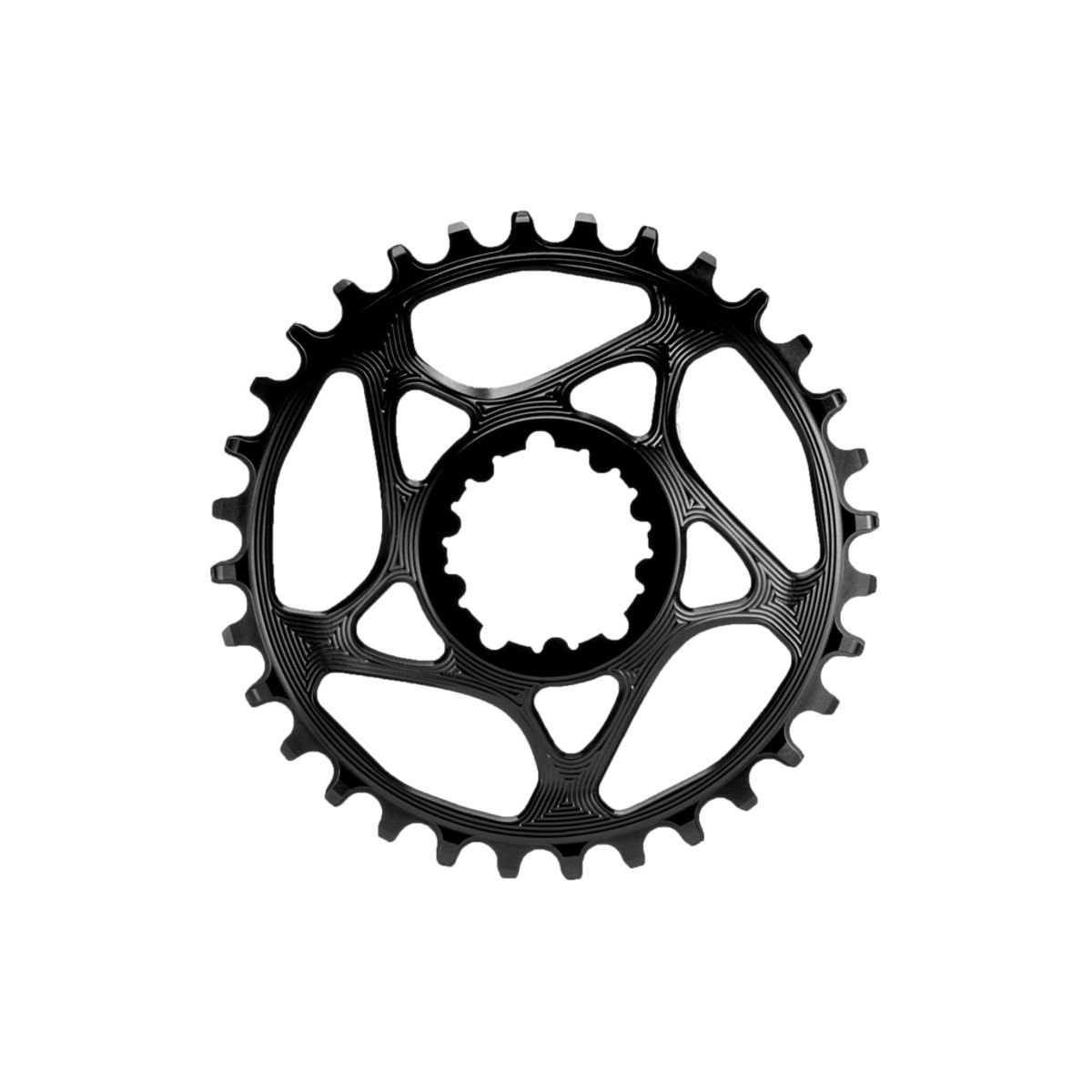 absoluteBLACK Rund klinge - Sram - Direct mount - 30 tænder - Sort