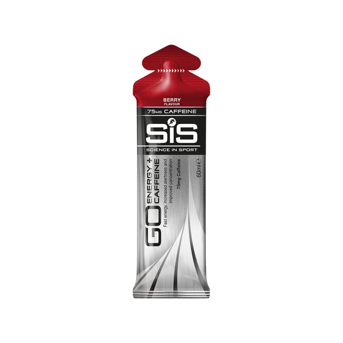 SIS GO - Energy+Caffeine gel - Koffein-gel - Berry - 60ml